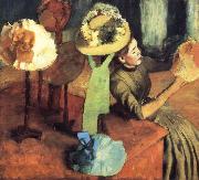 Edgar Degas La Boutique de Mode oil painting